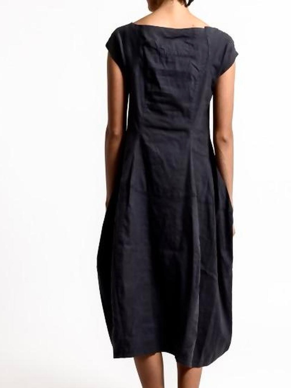 Rundholz Avant Garde Stretch Linen Tulip Balloon Dress sz S - Picture 2 of 5